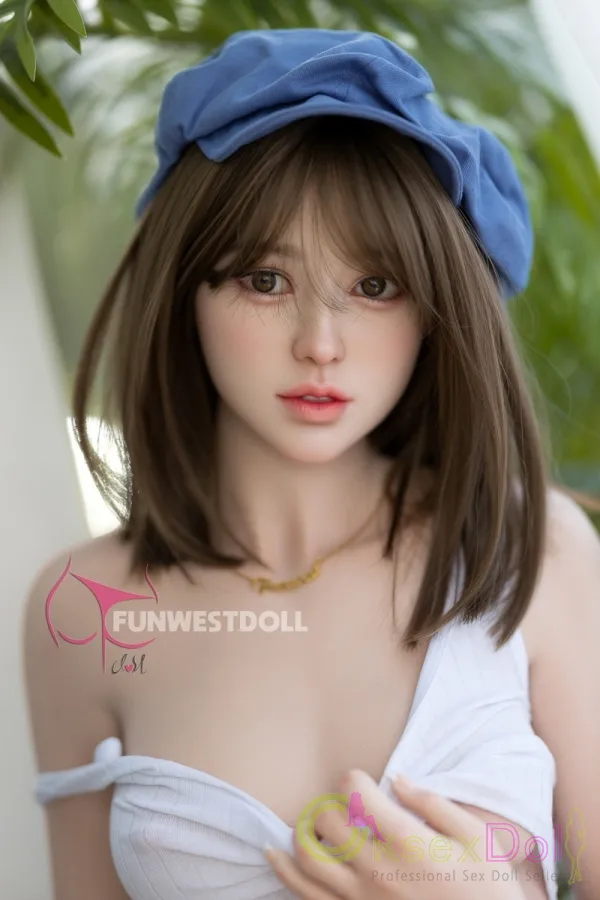 Album of 『Lucy』 Silicone FunWest #032S Real Dolls Skinny Asian Fuck Doll Sweet Face 159cm/5.22ft A cup Small Breast Sex Doll Gallery
