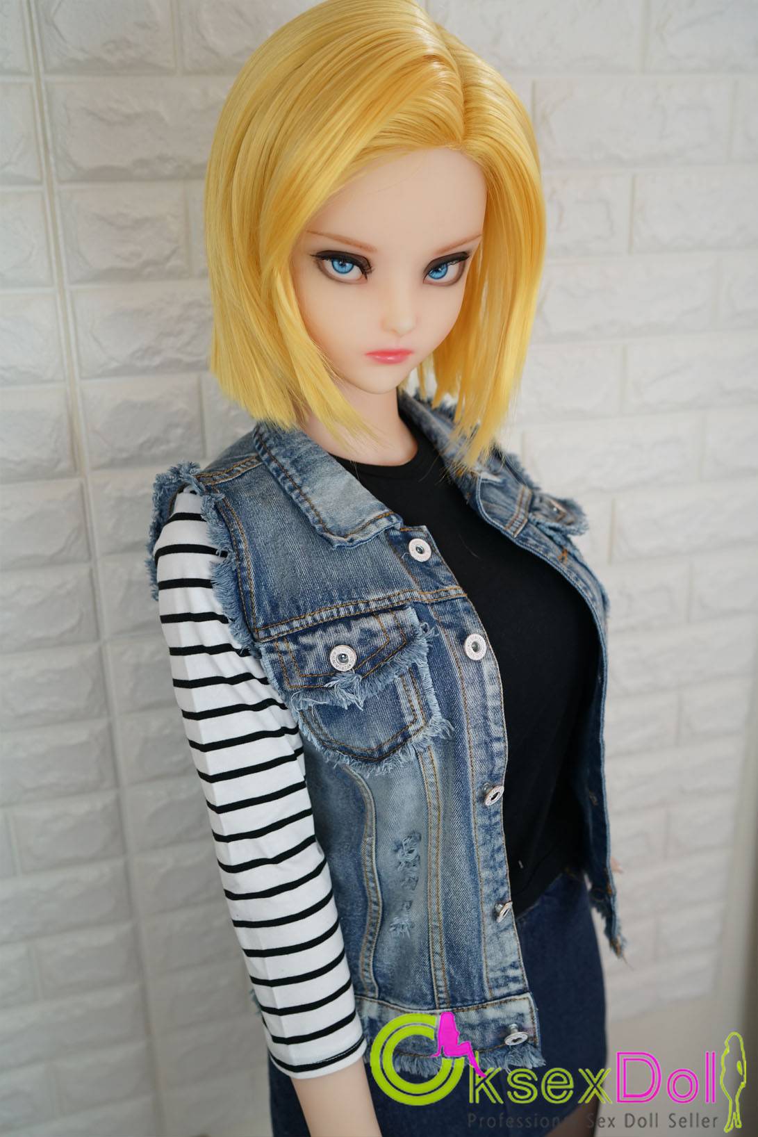 Online Cartoon Sex Doll Sex - Lazuli Android 18 Japanese Blonde Love Doll Real Anime Sex Doll