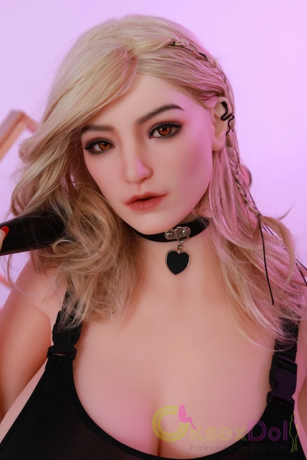 Emily 161cm/5.28ft 6YE Doll Blonde Silicone+TPE Blonde Realdolls Milf Thick Fair Skin Real Sex Doll