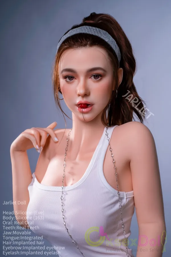 Eve 163cm/5.35ft Jarliet Doll Curvy Virgin Casual Girl Sex Doll Premium Silicone Energetic Love Dolls