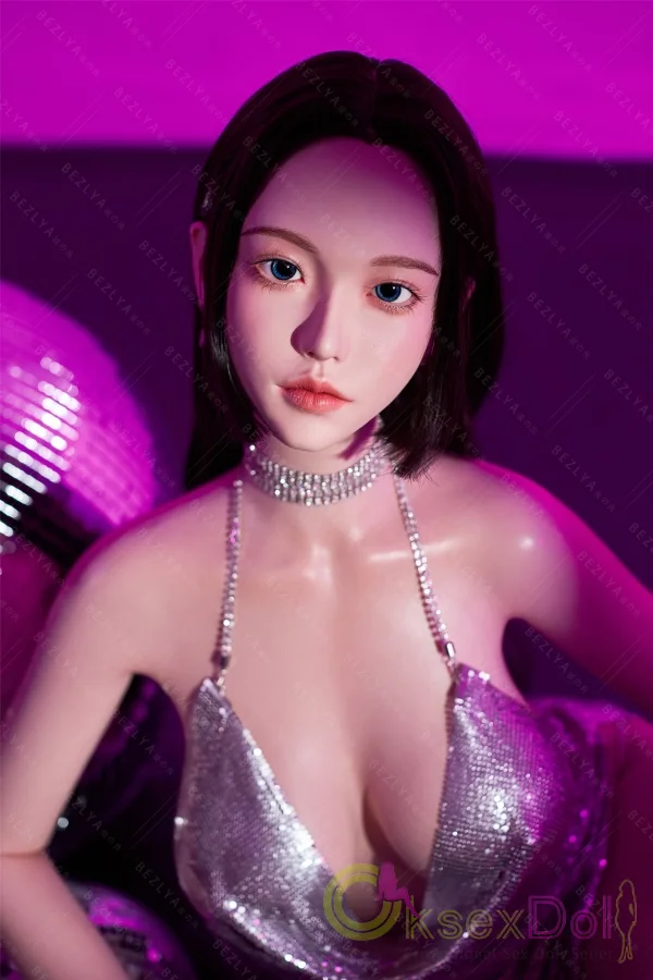 Lily Bezlya Dolls Silicone Curvy 163cm/5.35ft Milf Party Queen Sex Doll Luxury Makeup Sex Dolls